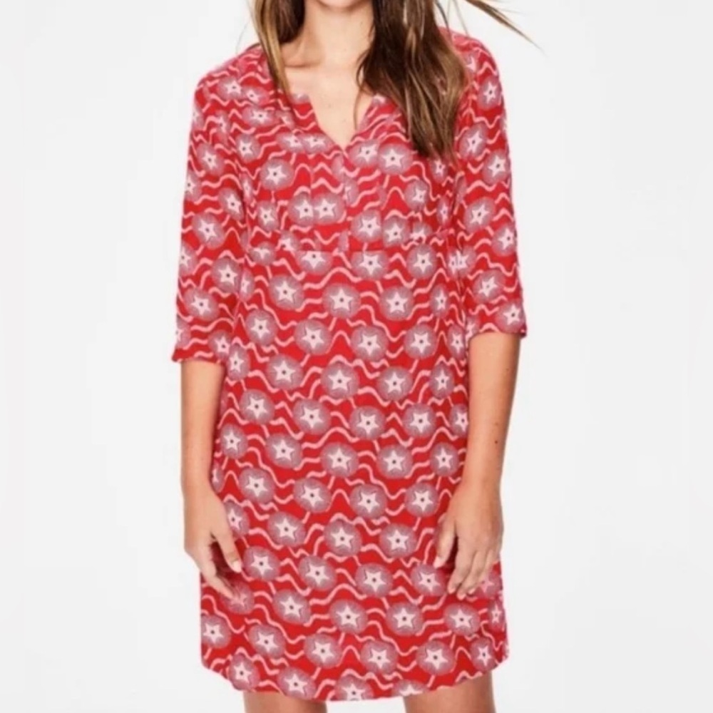 Boden Linen Dress - Size 4 - 100% Linen